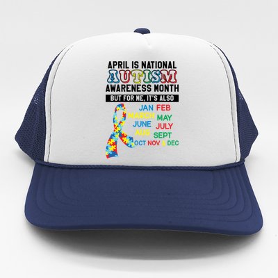 Every Month Is Autism Month Trucker Hat