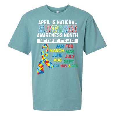 Every Month Is Autism Month Sueded Cloud Jersey T-Shirt