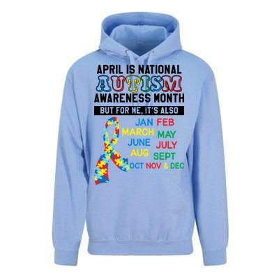 Every Month Is Autism Month Unisex Surf Hoodie