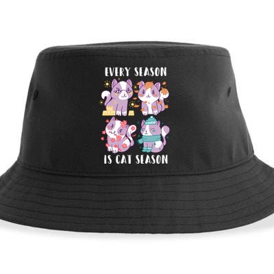 Every Season Is Cat Season Sustainable Bucket Hat