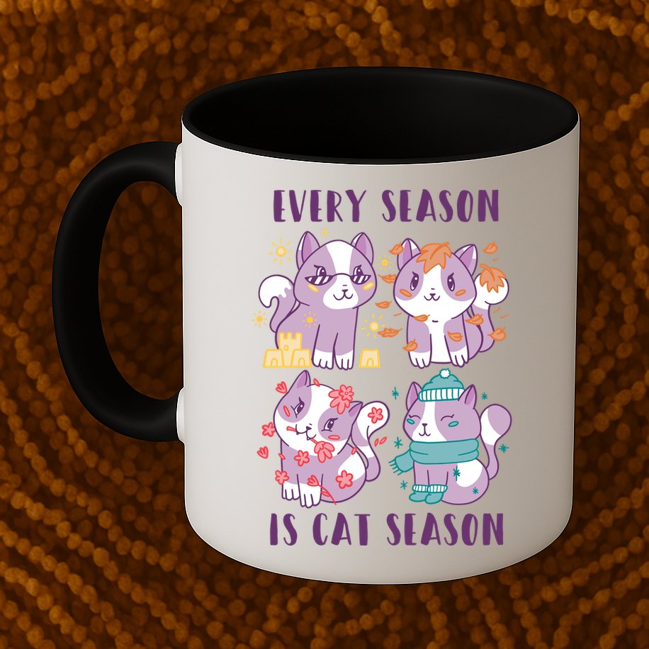 Every Season Is Cat Season Mug