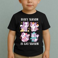 Every Season Is Cat Season Toddler T-Shirt
