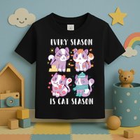 Every Season Is Cat Season Toddler T-Shirt