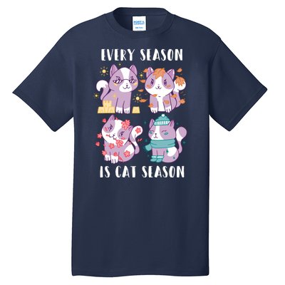 Every Season Is Cat Season Tall T-Shirt