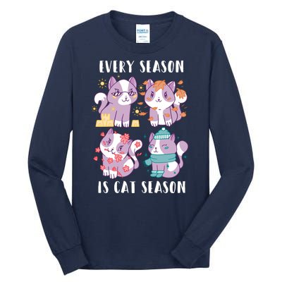 Every Season Is Cat Season Tall Long Sleeve T-Shirt