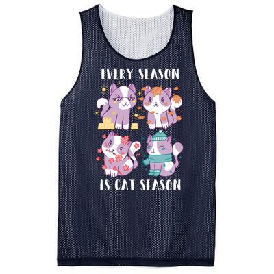 Every Season Is Cat Season Mesh Reversible Basketball Jersey Tank