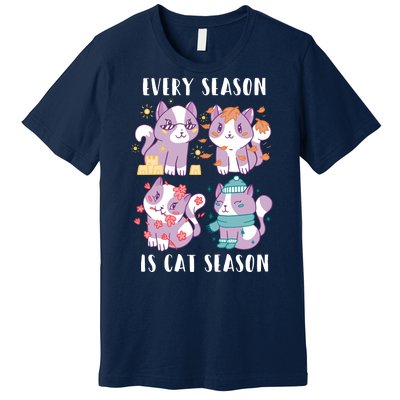 Every Season Is Cat Season Premium T-Shirt