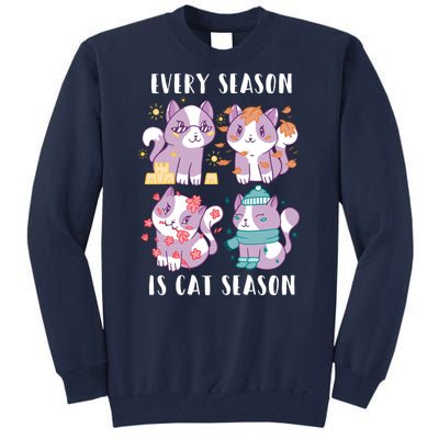 Every Season Is Cat Season Tall Sweatshirt