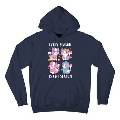 Every Season Is Cat Season Tall Hoodie