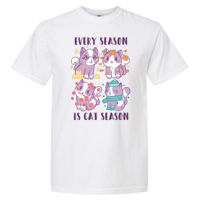 Every Season Is Cat Season Garment-Dyed Heavyweight T-Shirt