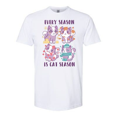 Every Season Is Cat Season Softstyle CVC T-Shirt