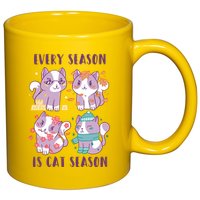 Every Season Is Cat Season 11oz C Handle Ceramic Mug