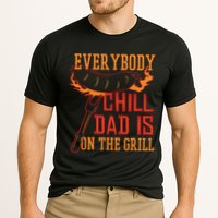 Everybody Chill Dad Is On The Grill Cooling Performance Crew T-Shirt