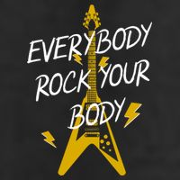Everybody Rock Your Body 7 Panel Mesh Trucker Snapback Hat