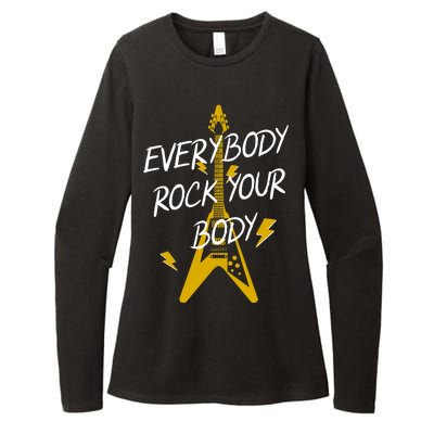 Everybody Rock Your Body Womens CVC Long Sleeve Shirt