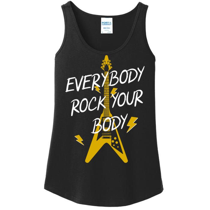 Everybody Rock Your Body Ladies Essential Tank