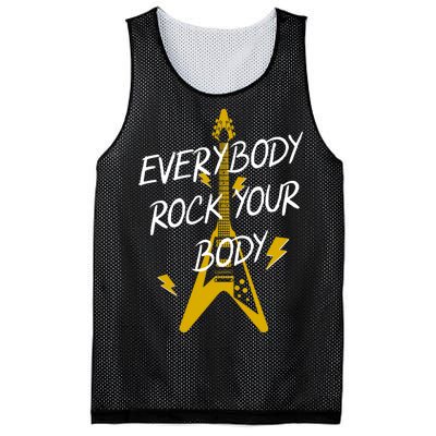 Everybody Rock Your Body Mesh Reversible Basketball Jersey Tank