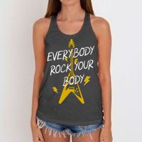 Everybody Rock Your Body Women's Knotted Racerback Tank