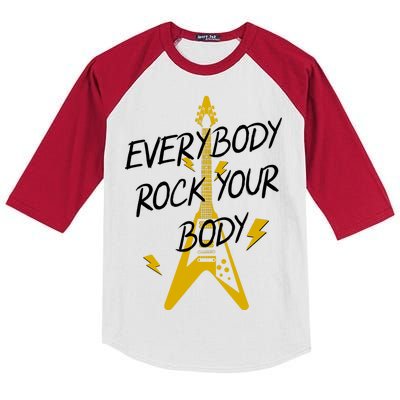 Everybody Rock Your Body Kids Colorblock Raglan Jersey