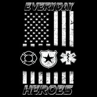 Everyday Heroes Firefighters  EMT Police Sustainable Bucket Hat