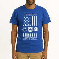 Everyday Heroes Firefighters  EMT Police Tall T-Shirt