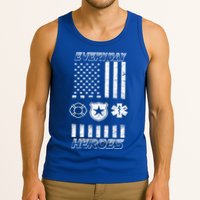 Everyday Heroes Firefighters  EMT Police Tank Top