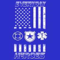 Everyday Heroes Firefighters  EMT Police Tank Top