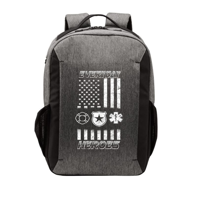 Everyday Heroes Firefighters  EMT Police Vector Backpack