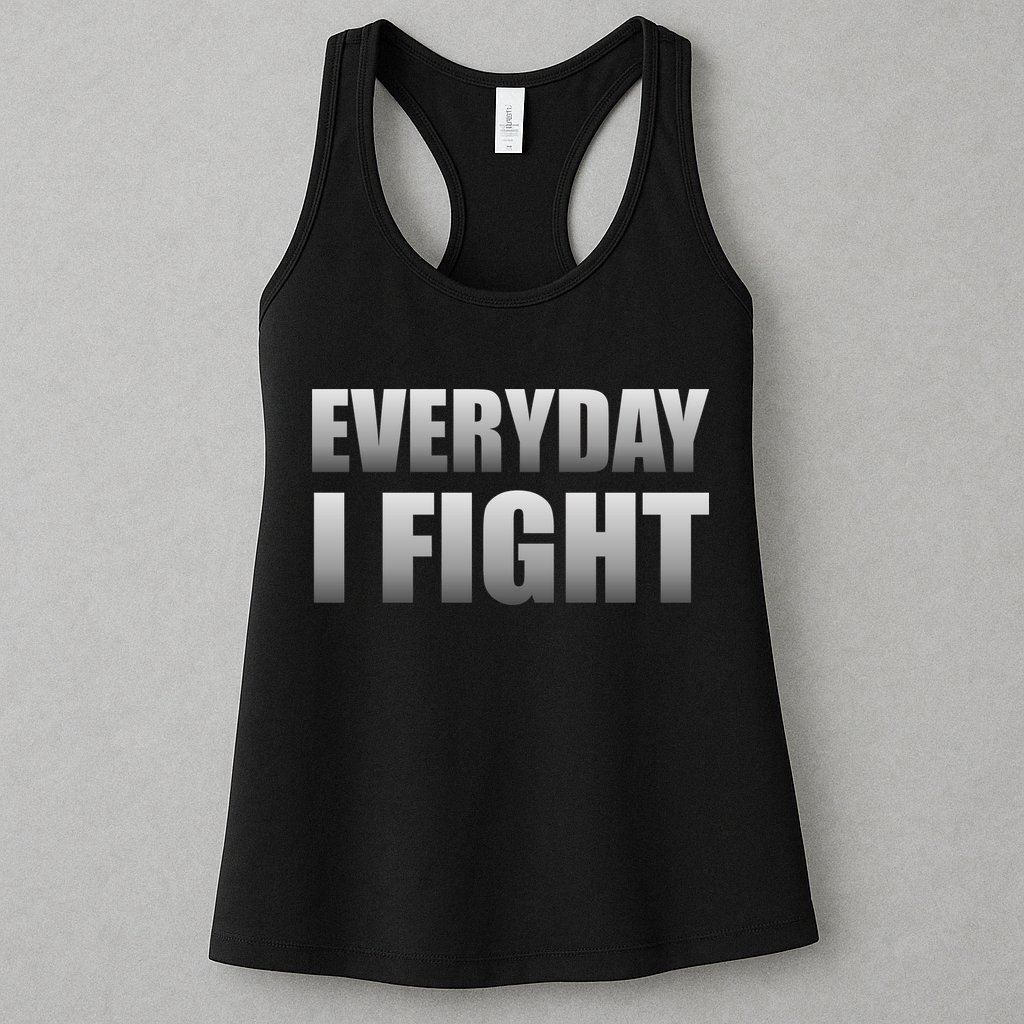 Everyday I Fight Cancer Tribute Womens Tank Top