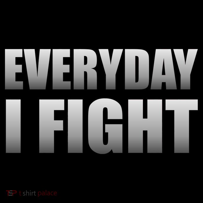 Everyday I Fight Cancer Tribute Womens T-Shirt