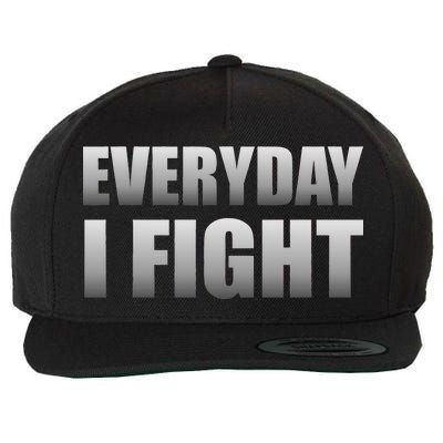 Everyday I Fight Cancer Tribute Wool Snapback Cap