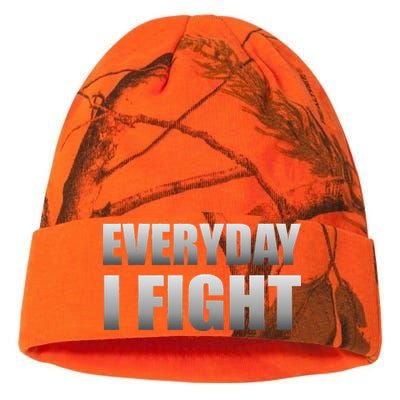 Everyday I Fight Cancer Tribute Kati Licensed 12" Camo Beanie