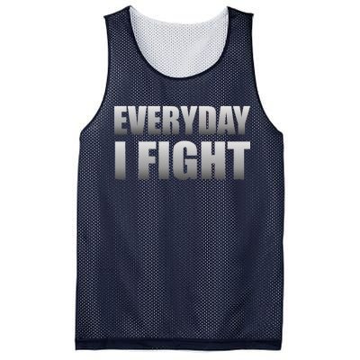 Everyday I Fight Cancer Tribute Mesh Reversible Basketball Jersey Tank