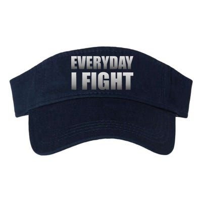 Everyday I Fight Cancer Tribute Valucap Bio-Washed Visor