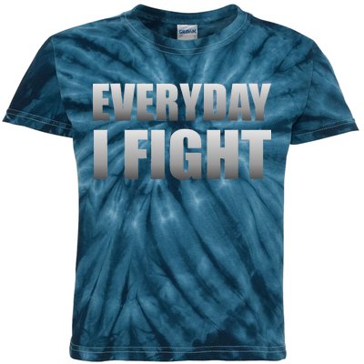 Everyday I Fight Cancer Tribute Kids Tie-Dye T-Shirt