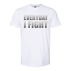 Everyday I Fight Cancer Tribute Softstyle CVC T-Shirt