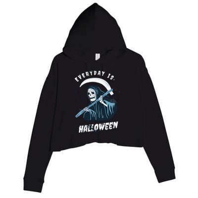 Everyday Is Halloween Crop Fleece Hoodie