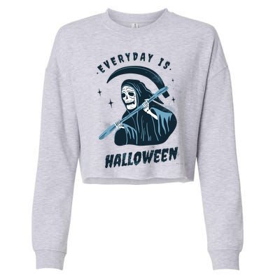 Everyday Is Halloween Cropped Pullover Crew