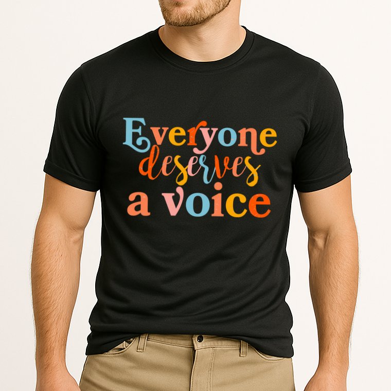 Everyone Deserves A Voice Cooling Performance Crew T-Shirt