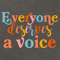 Everyone Deserves A Voice Cotton Canvas Backpack