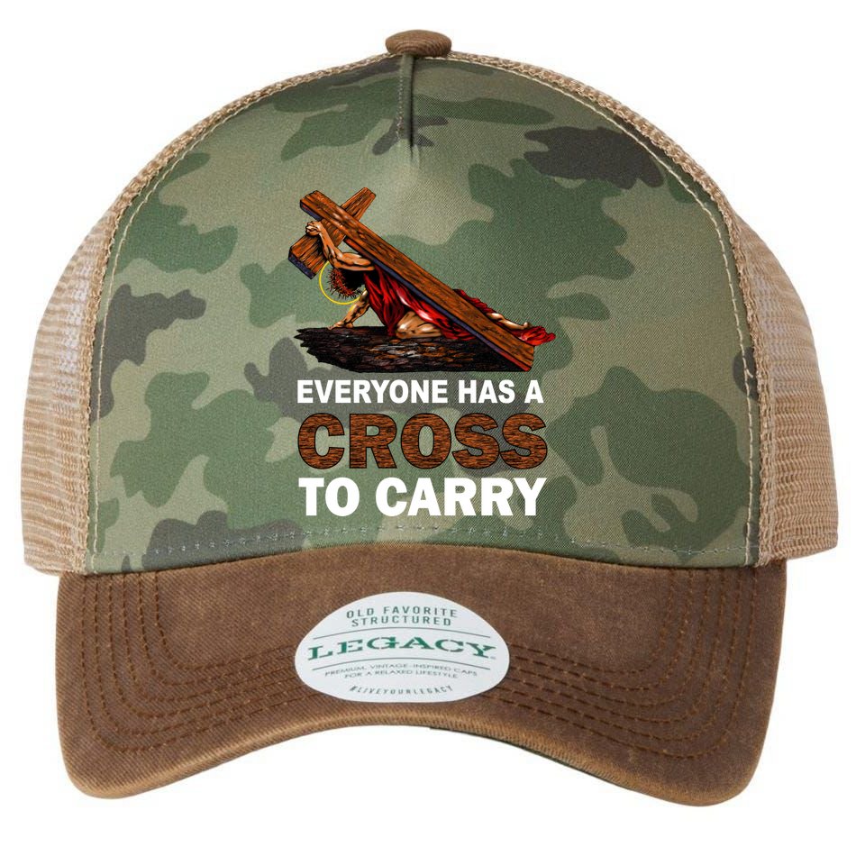 Everyone Has A Cross To Carry Jesus Legacy Tie Dye Trucker Hat