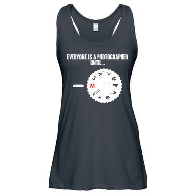 Everyone Is A Photographer Until Ladies Essential Flowy Tank