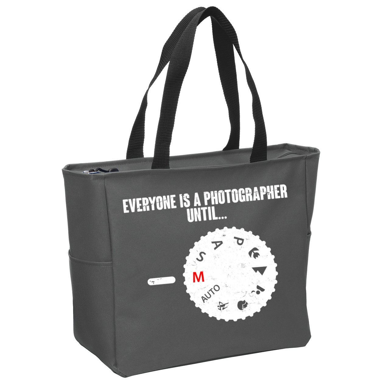 Everyone Is A Photographer Until Zip Tote Bag