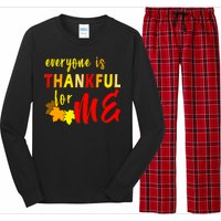 Everyone Is Thankful For Me Long Sleeve Pajama Set