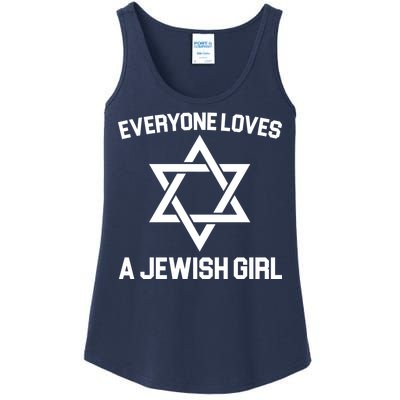 Everyone Loves a Jewish Girl Ladies Essential Tank