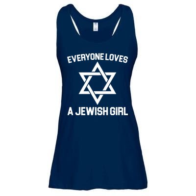 Everyone Loves a Jewish Girl Ladies Essential Flowy Tank