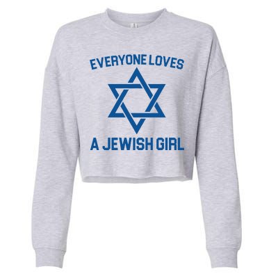 Everyone Loves a Jewish Girl Cropped Pullover Crew