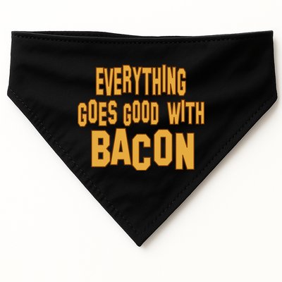 Everything Goes Good With Bacon USA-Made Doggie Bandana