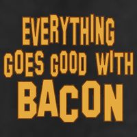 Everything Goes Good With Bacon Microfiber Hand Towel