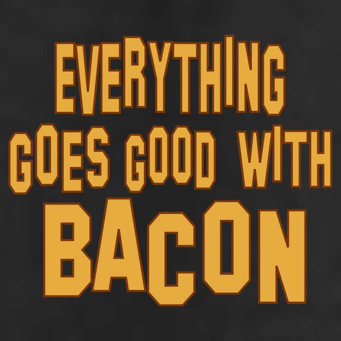 Everything Goes Good With Bacon Microfiber Hand Towel